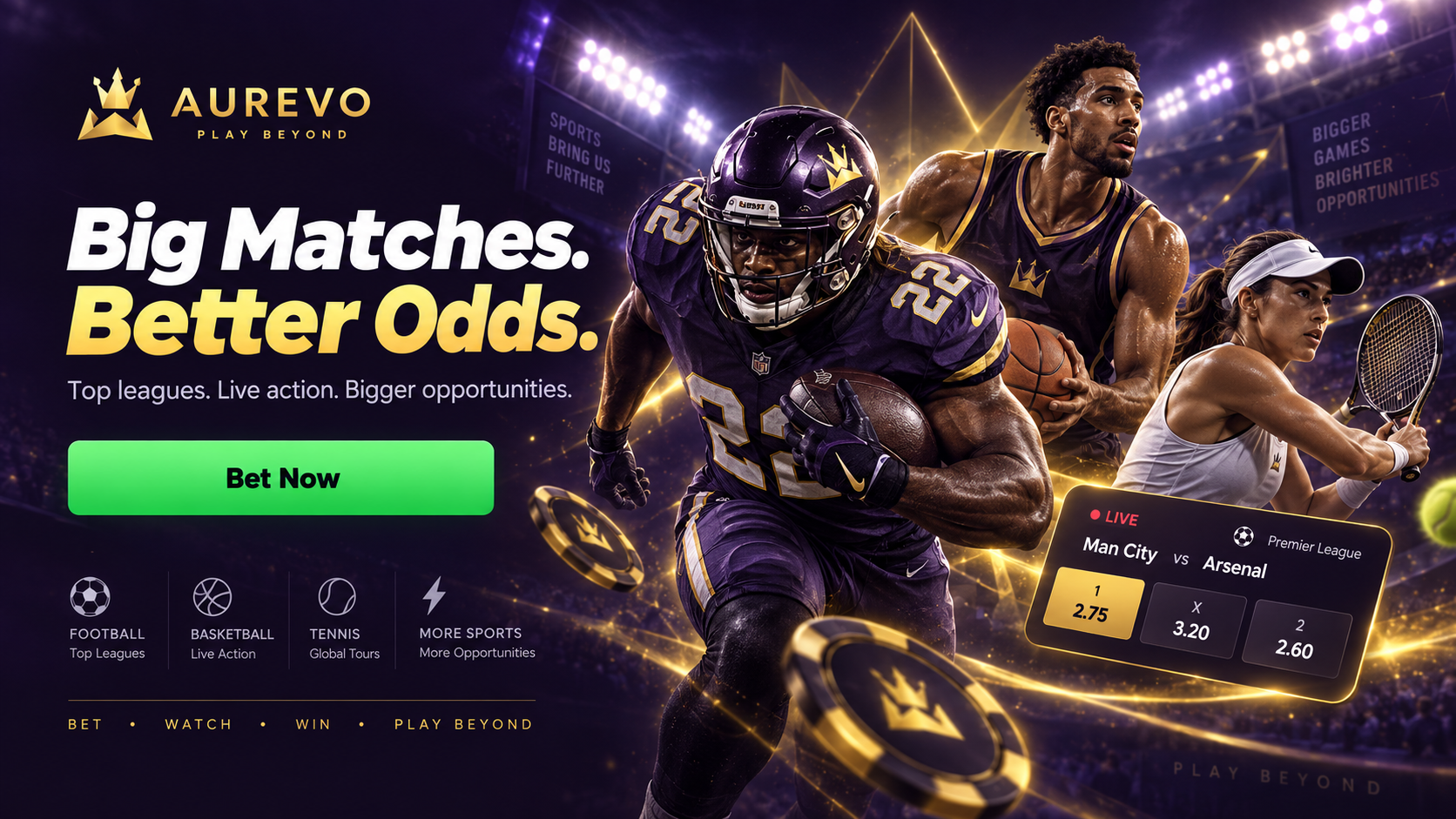 Bizzo Casino live betting